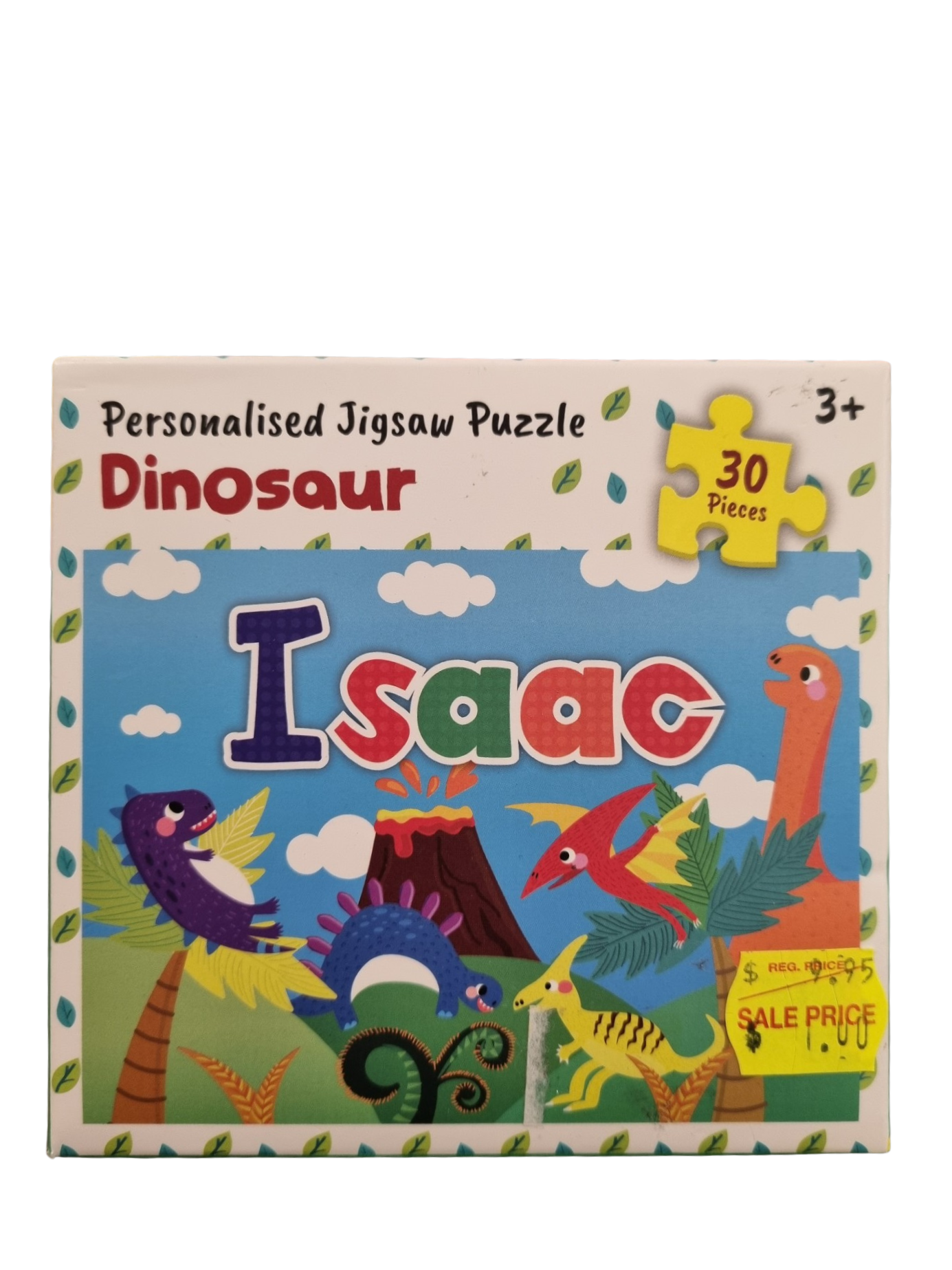 PERSONALISED JIGSAW PUZZLE - DINOSAUR ISAAC