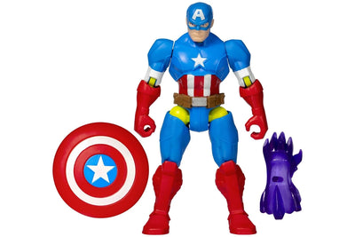 MARVEL SPIDERMAN MIXMASHERS BASIC FIGURE - CAPTAIN AMERICA