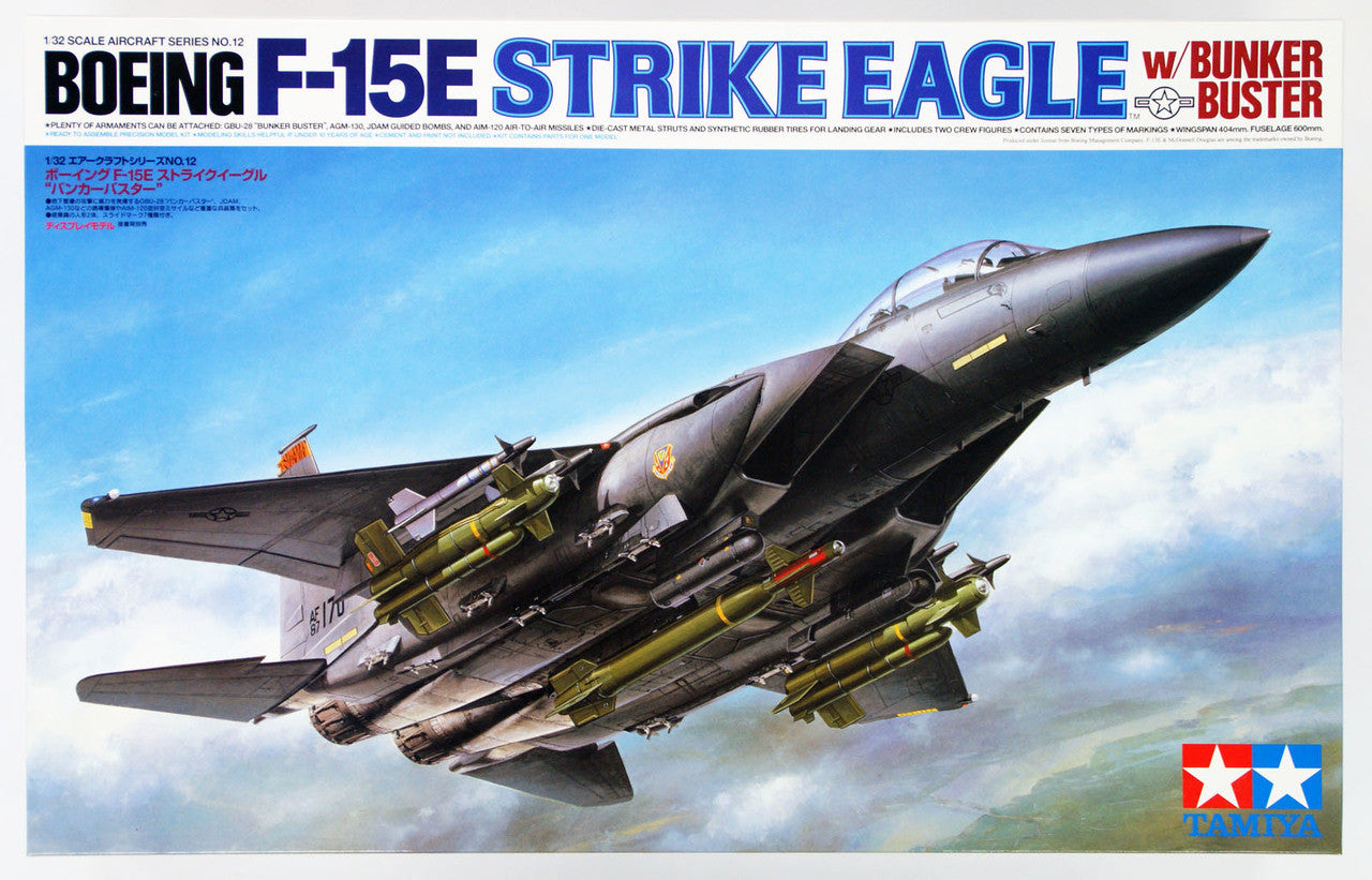 TAMIYA 1/32 F-15E STRIKE EAGLE W/BUNKER BUSTER - Toyworld Frankston