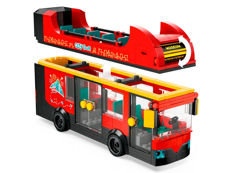 LEGO 60407 - RED DOUBLE-DECKER SIGHTSEEING BUS