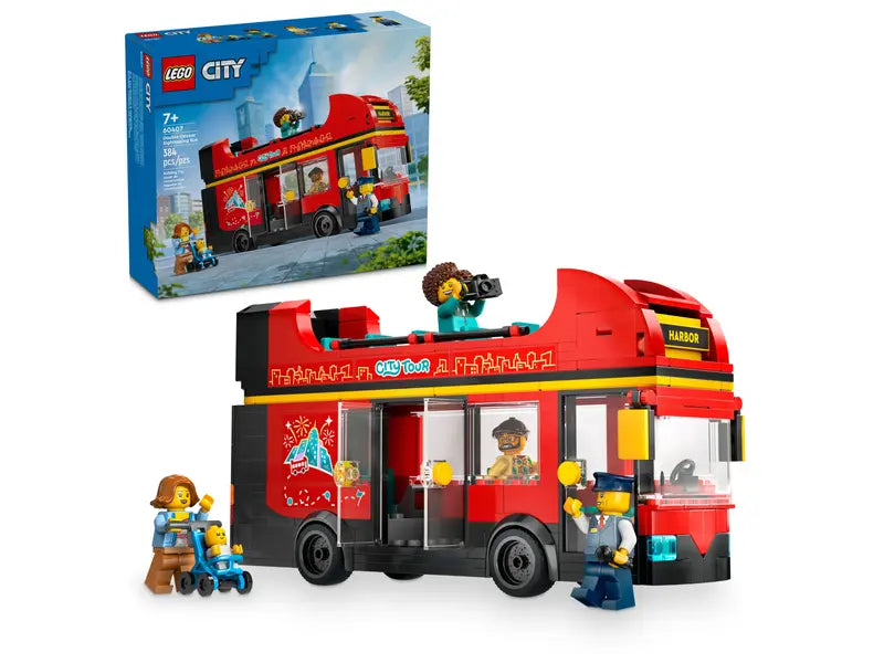 LEGO 60407 - RED DOUBLE-DECKER SIGHTSEEING BUS