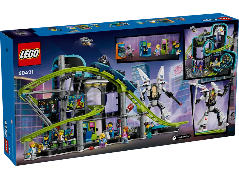 LEGO 60421 - ROBOT WORLD ROLLER-COASTER PARK - Toyworld Frankston