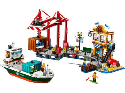 LEGO 60422 - SEASIDE HARBOR WITH CARGO SHIP