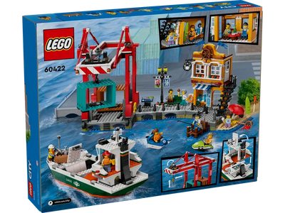 LEGO 60422 - SEASIDE HARBOR WITH CARGO SHIP