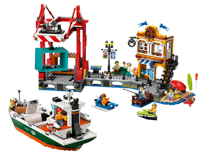 LEGO 60422 - SEASIDE HARBOR WITH CARGO SHIP