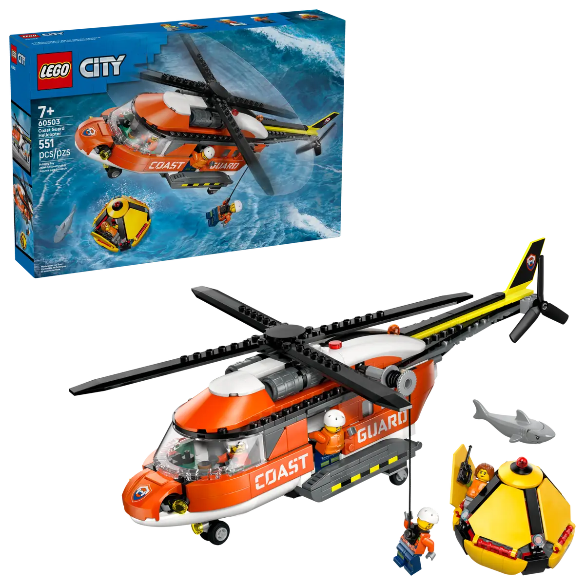 LEGO 60503 CITY - COAST GUARD HELICOPTER - Toyworld Frankston