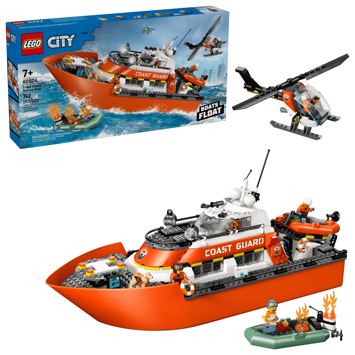 LEGO 60504 CITY - COAST GUARD RESCUE BOAT - Toyworld Frankston