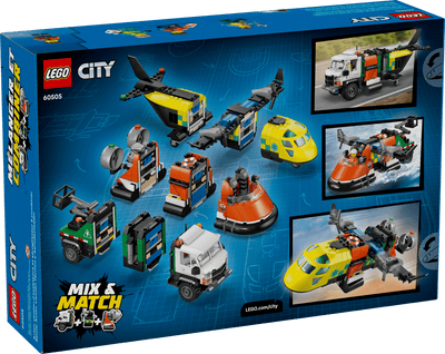 LEGO 60505 CITY - AIRPLANE, SERVICE TRUCK AND HOVERCRAFT REMIX - Toyworld Frankston