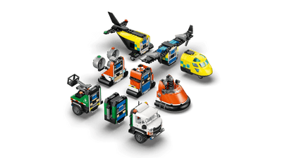 LEGO 60505 CITY - AIRPLANE, SERVICE TRUCK AND HOVERCRAFT REMIX - Toyworld Frankston