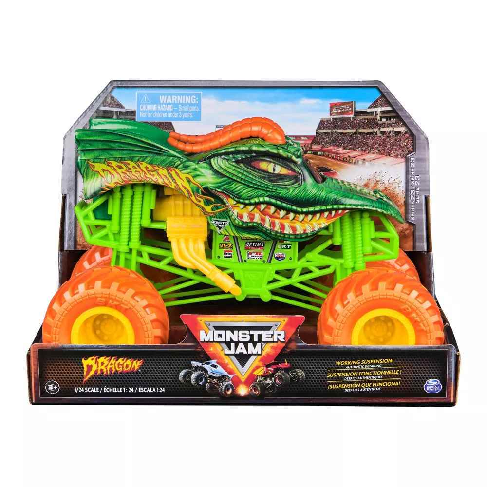 MONSTER JAM 1:24 DIE CAST TRUCK - DRAGON