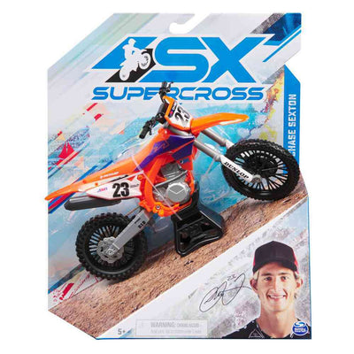 SUPERCROSS 1:10 DIE CAST COLLECTOR MOTORCYCLE - CHASE SEXTON 23