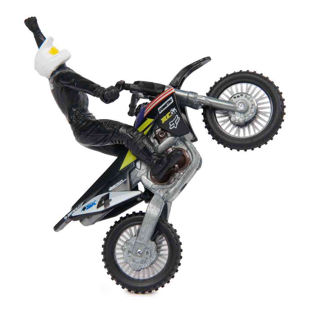 SUPERCROSS 1:24 DIE CAST MOTORCYCLE - RICKY CARMICHAEL 4