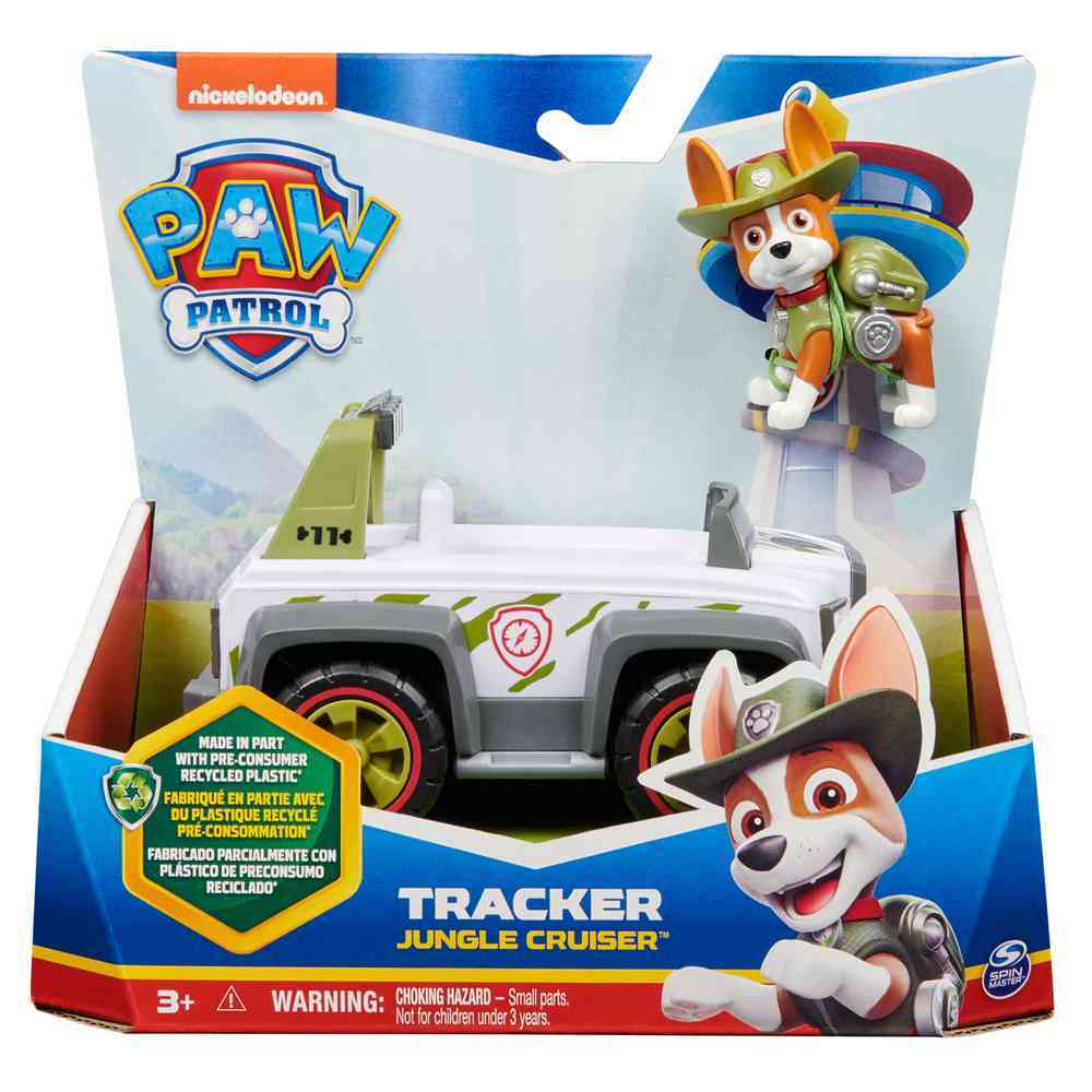 PAW PATROL - BASIC VEHICLE - TRACKER JUNGLE CRUISER