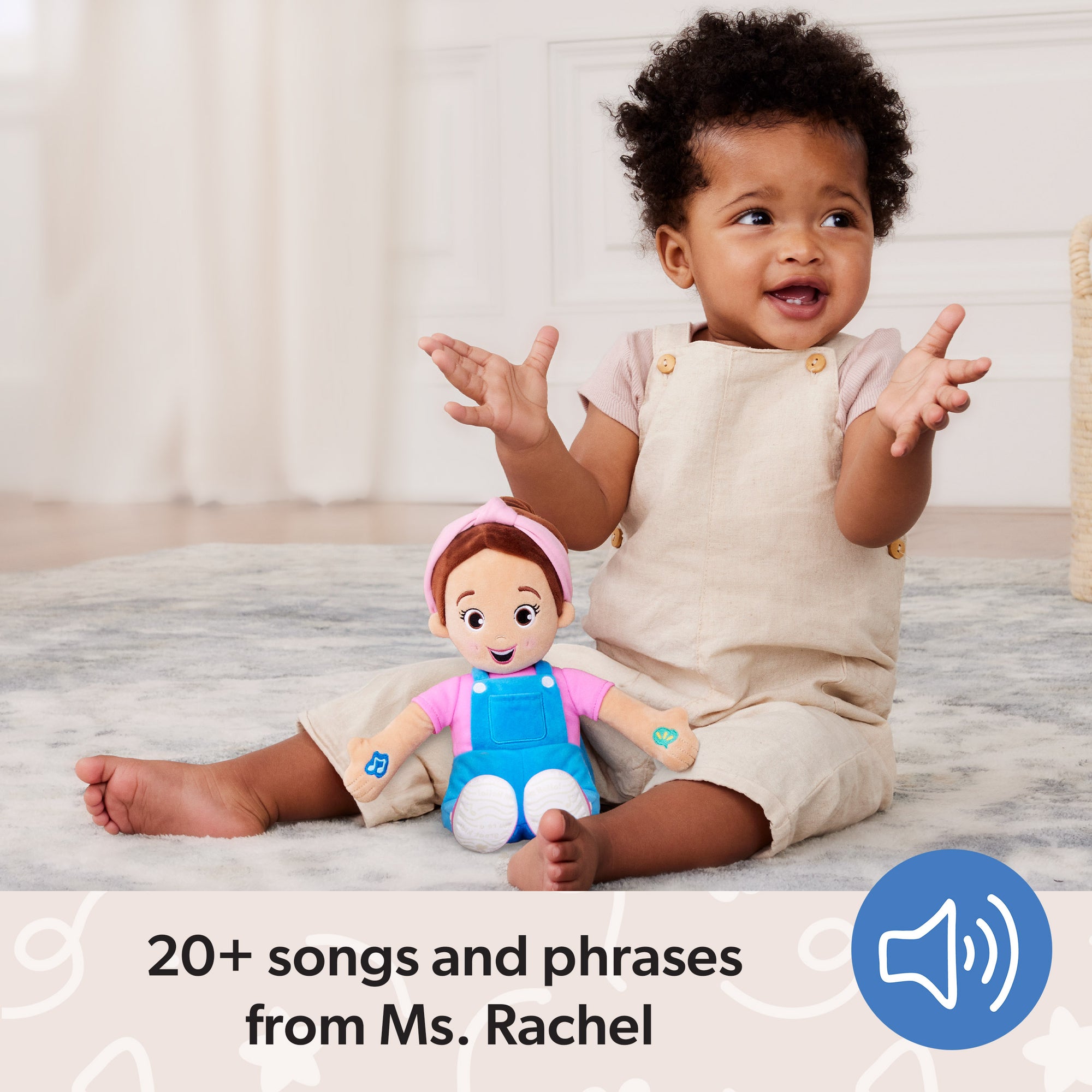 MS. RACHEL SPEAK AND SING PLUSH DOLL - Toyworld Frankston