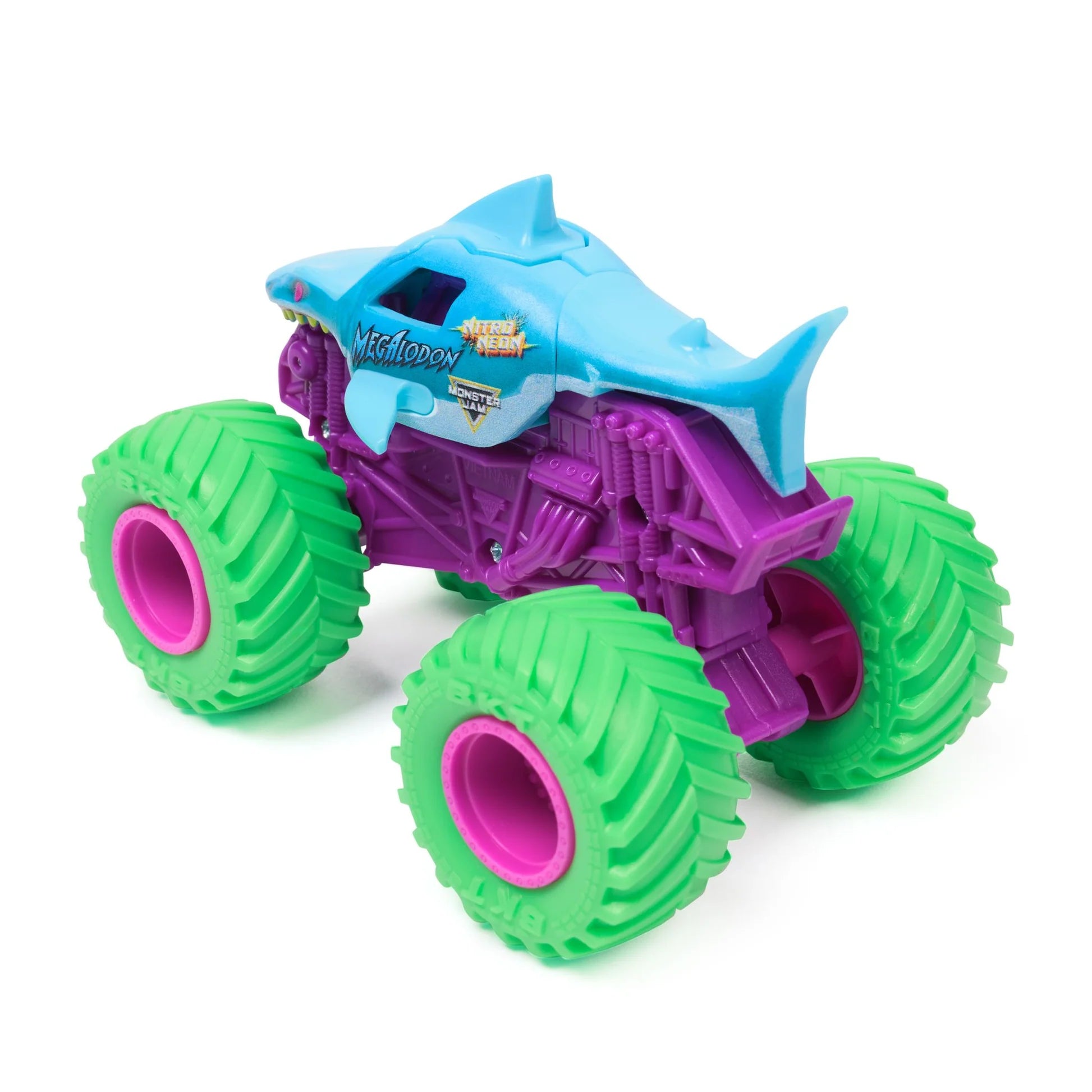 MONSTER JAM - 1:64 DIECAST SMASH AND BASH - MEGALODON