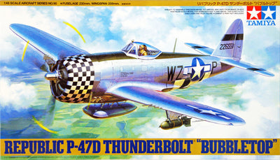 TAMIYA 1:48 REPUBLIC P-47D THUNDERBOLT BUBBLETOP - Toyworld Frankston