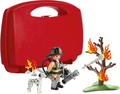 PLAYMOBIL - FIRE RESCUE CARRY CASE - Toyworld Frankston