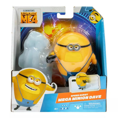 DESPICABLE ME 4  -SPEED BURST MEGA MINION DAVE - Toyworld Frankston