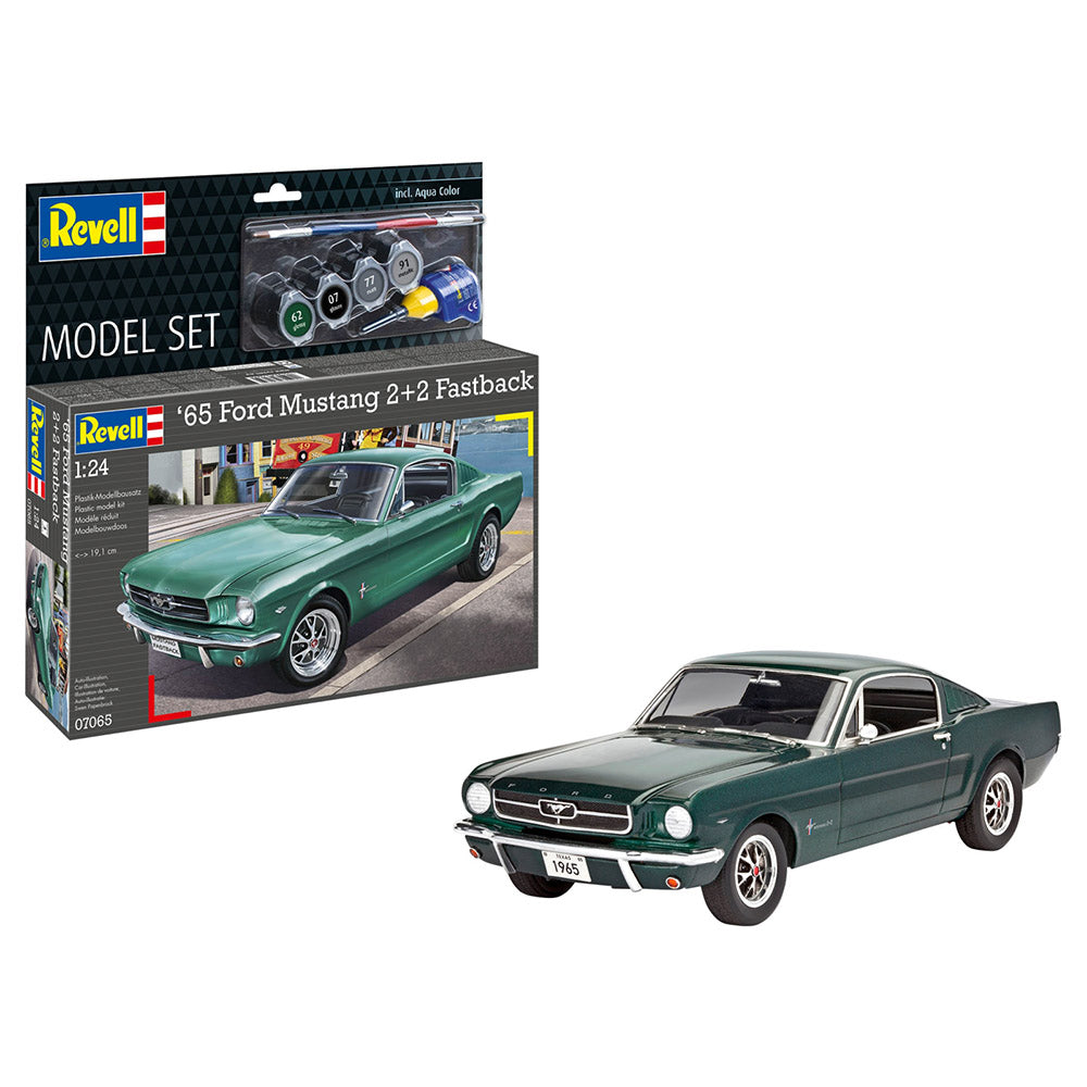 REVELL STARTER KIT 1/24 '65 FORD MUSTANG 2+2 FASTBACK - Toyworld Frankston