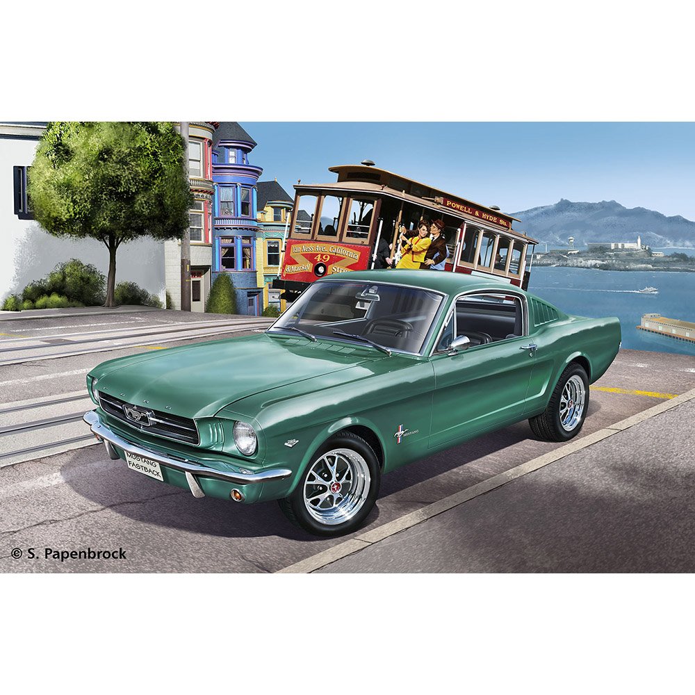REVELL STARTER KIT 1/24 '65 FORD MUSTANG 2+2 FASTBACK