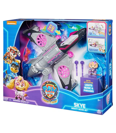 PAW PATROL - SKYE MIGHTY MOVIE JET - Toyworld Frankston