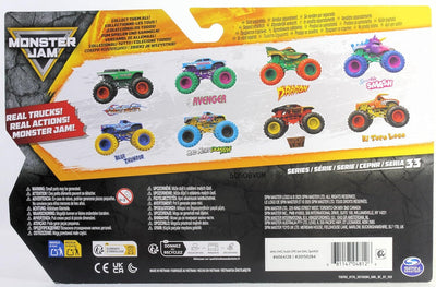 MONSTER JAM 1:64 DIECAST TRUCK 2 PACK - MAX-D XX AND EL TORO LOCO - Toyworld Frankston