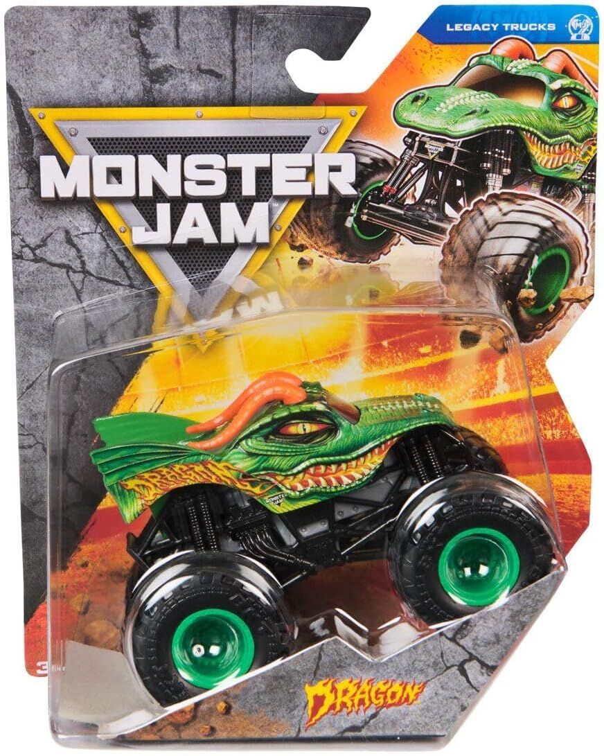 MONSTER JAM SERIES 44 LEGACY TRUCKS - DRAGON - Toyworld Frankston
