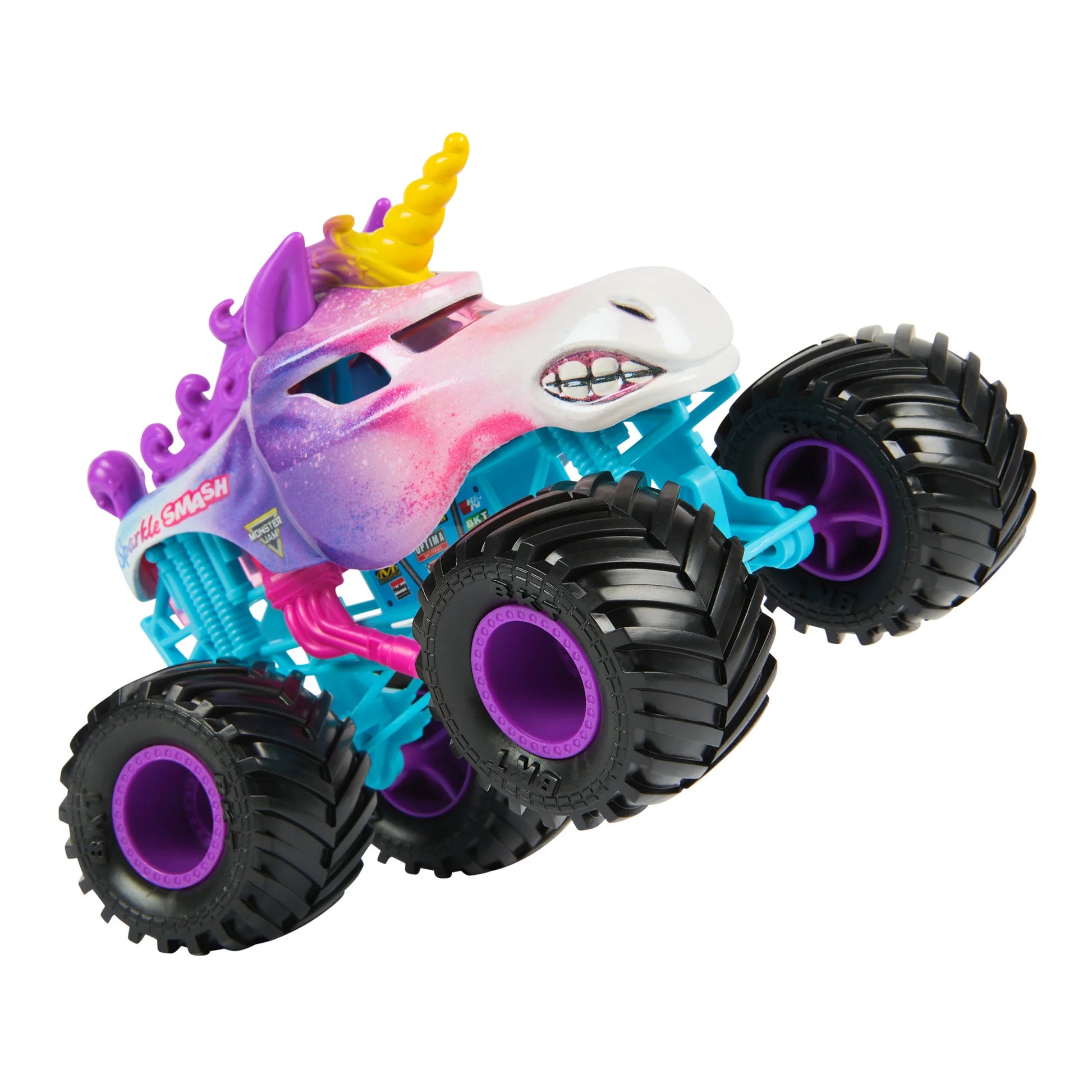 MONSTER JAM 1:24 DIECAST TRUCK - SPARKLE SMASH