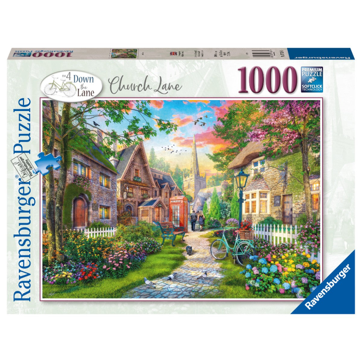 RAVENSBURGER 176281 - CHYRCH LANE 1000 PIECE PUZZLE