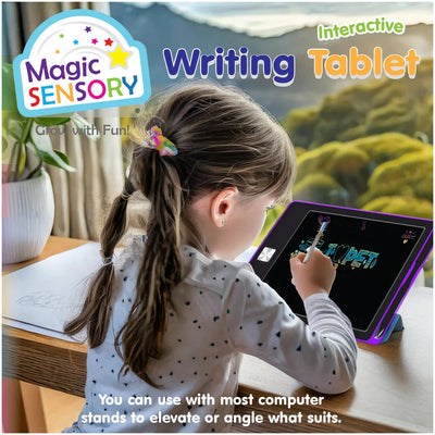 MAGIC SENSORY - 8.5 INCH INTERACTIVE TABLET PURPLE - Toyworld Frankston