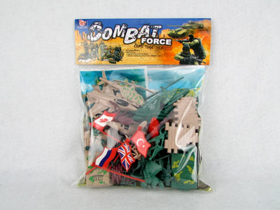 COMBAT FORCE - FIGURES PLAYMAT AND ACCESSORIES 55 PIECE SET - Toyworld Frankston