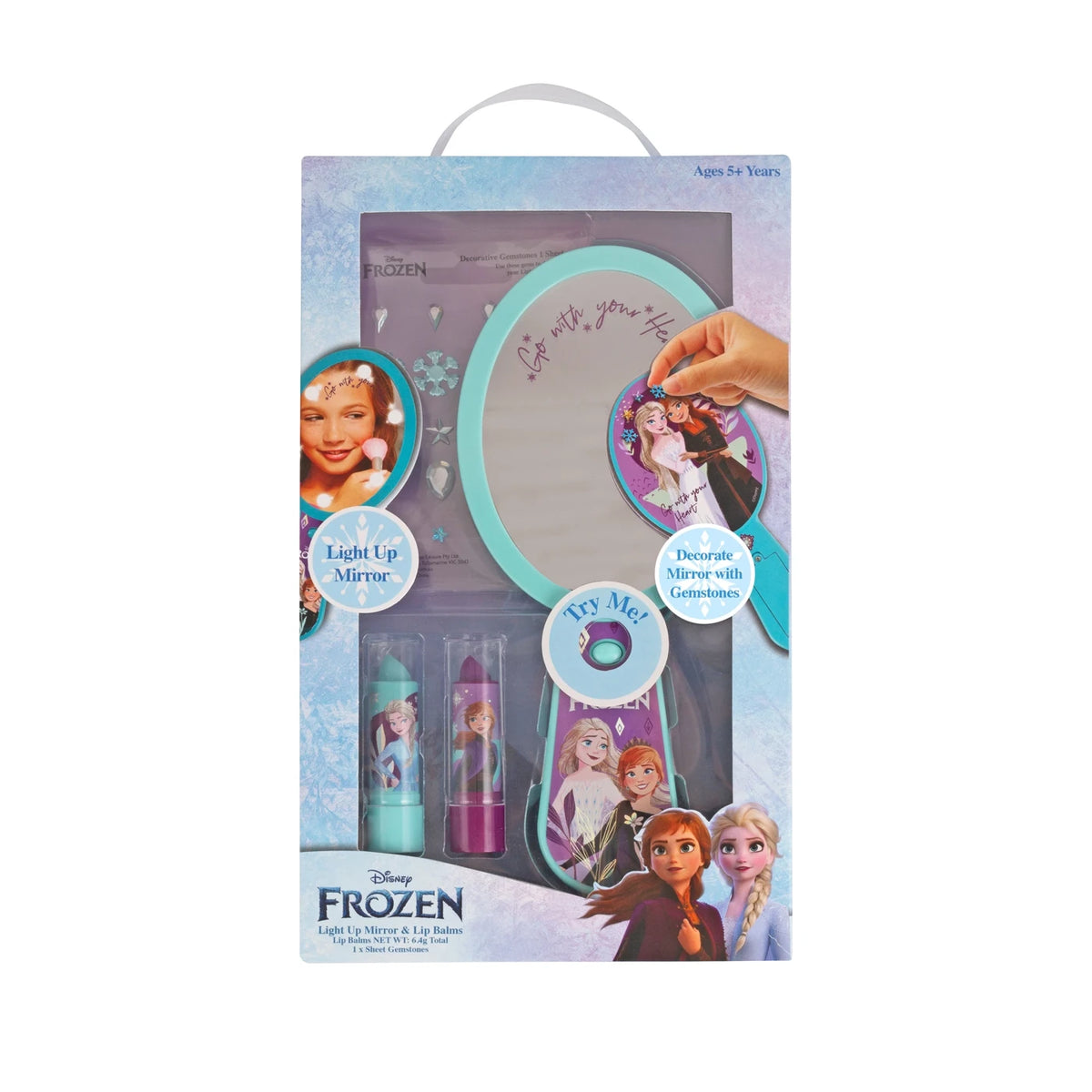 FROZEN LIGHT UP MIRROR AND LIPS BALMS