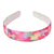 PINK POPPY RAINBOW SPLASH GLITTER HEADBAND - Toyworld Frankston