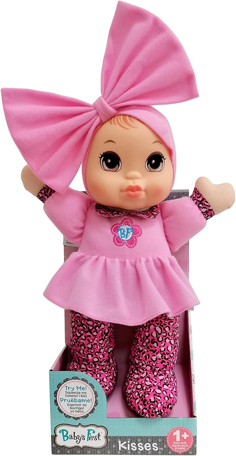BABY'S FIRST KISSES DOLL ANIMAL PRINT - Toyworld Frankston