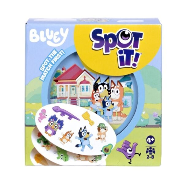 SPOT IT BLUEY MATCHING GAME - Toyworld Frankston