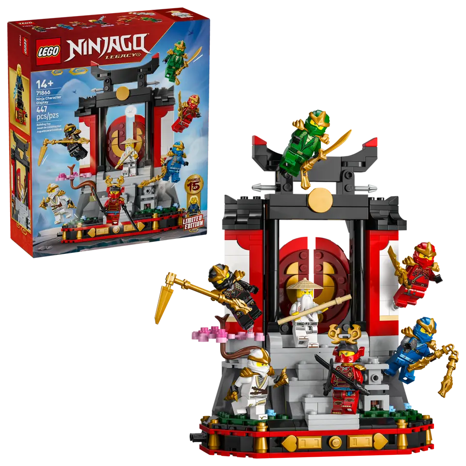 LEGO 71866 NINJAGO - NINJA CHARACTER DISPLAY 15 ANNIVERSARY - Toyworld Frankston