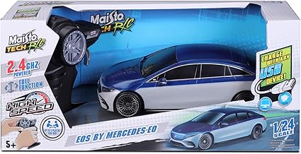 MAISTO TECH RC PREMIUM 1:24 - RECHARGEABLE USB - 2.4GHZ - 2022 MERCEDES-BENZ EQS - Toyworld Frankston