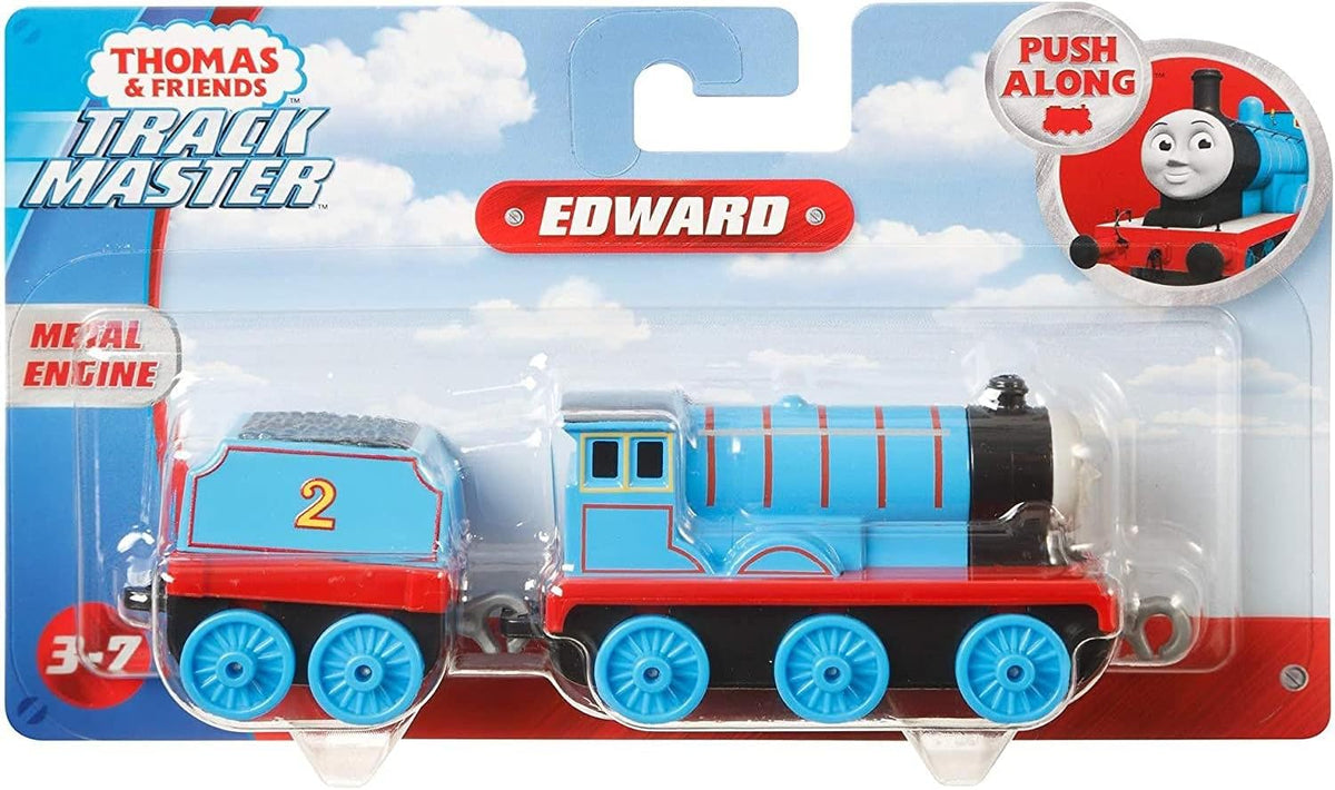 THOMAS AND FRIENDS - METAL COLLECTION LARGE PUSH ALONG ENGINE - EDWARD - Toyworld Frankston