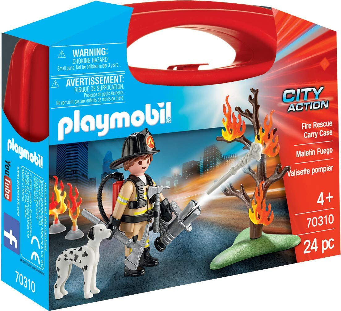 PLAYMOBIL - FIRE RESCUE CARRY CASE - Toyworld Frankston