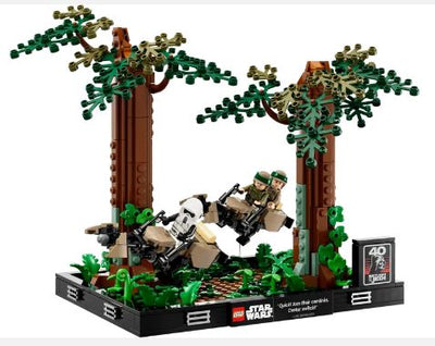 LEGO 75353 ENDOR SPEEDER CHASE DIORAMA - Toyworld Frankston