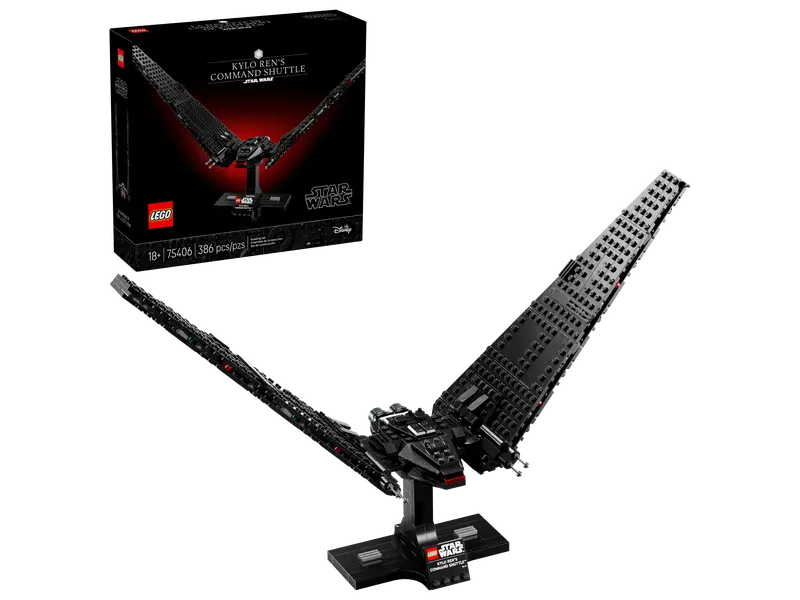 LEGO STAR WARS 75406 KYLO RENS COMMAND SHUTTLE - Toyworld Frankston