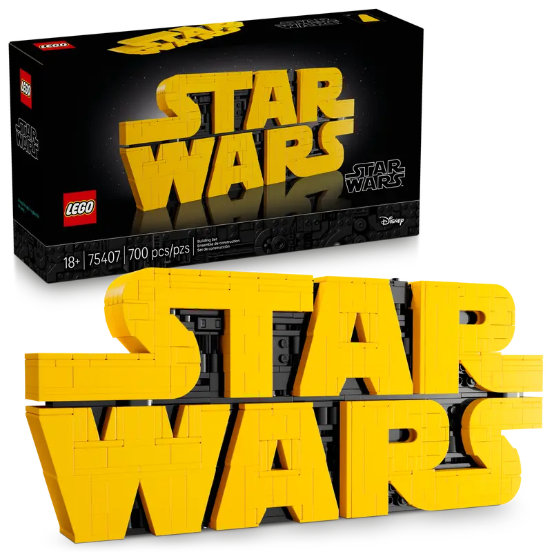 LEGO STAR WARS 75407 BRICK-BUILT STAR WARS LOGO