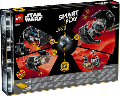 LEGO 75421 STAR WARS SMART PLAY - DARTH VADER'S TIE FIGHTER - Toyworld Frankston