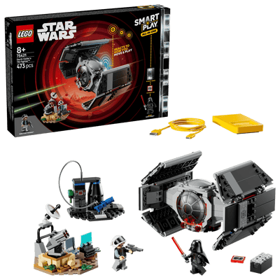 LEGO 75421 STAR WARS SMART PLAY - DARTH VADER'S TIE FIGHTER - Toyworld Frankston