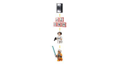 LEGO 75423 STAR WARS SMART PLAY - LUKES RED FIVE X-WING - Toyworld Frankston