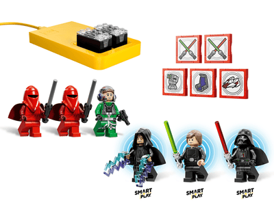 LEGO 75427 STAR WARS SMART PLAY - THRONE ROOM DUEL AND A-WING - Toyworld Frankston