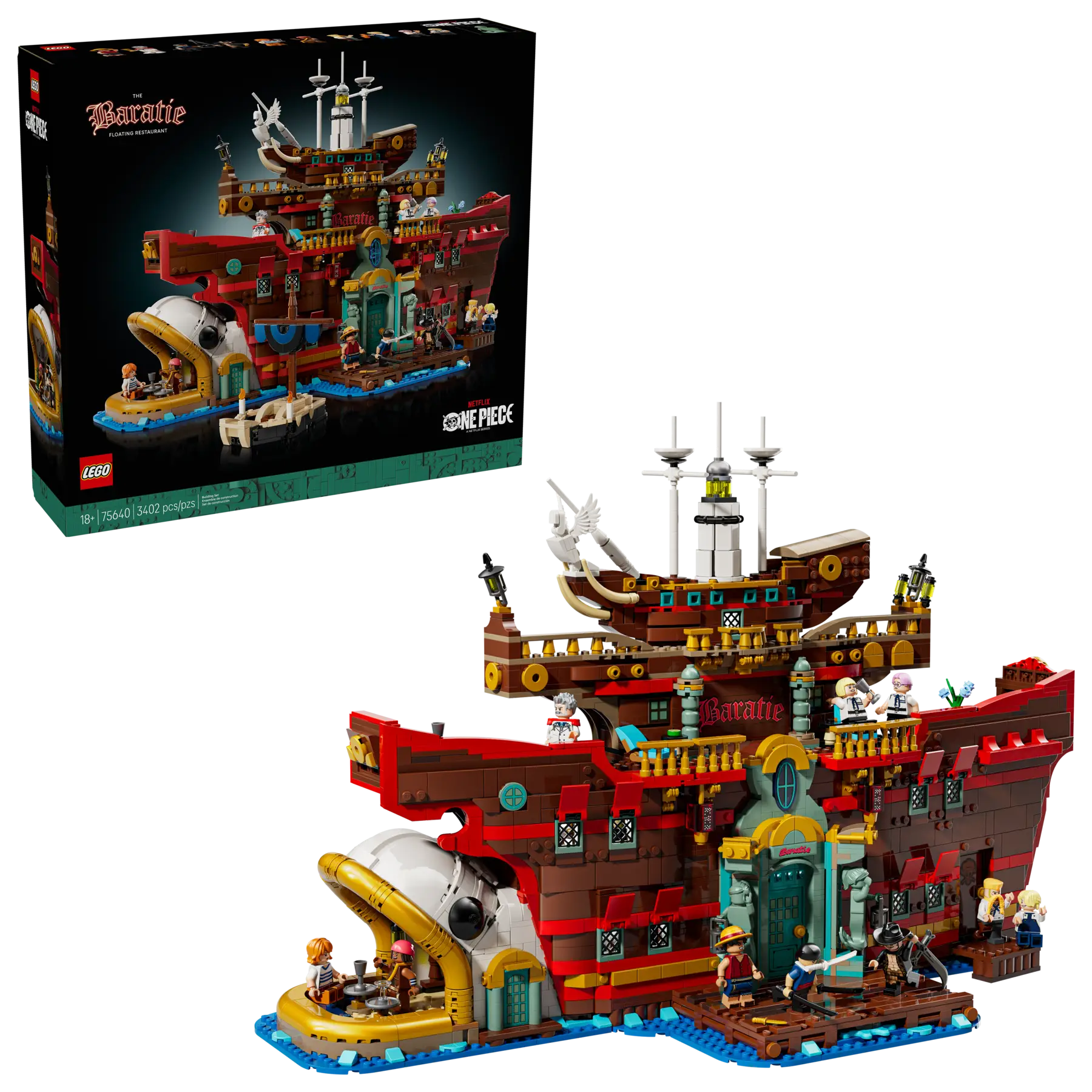 LEGO 75640 ONE PIECE - THE BARATIE FLOATING RESTAURANT