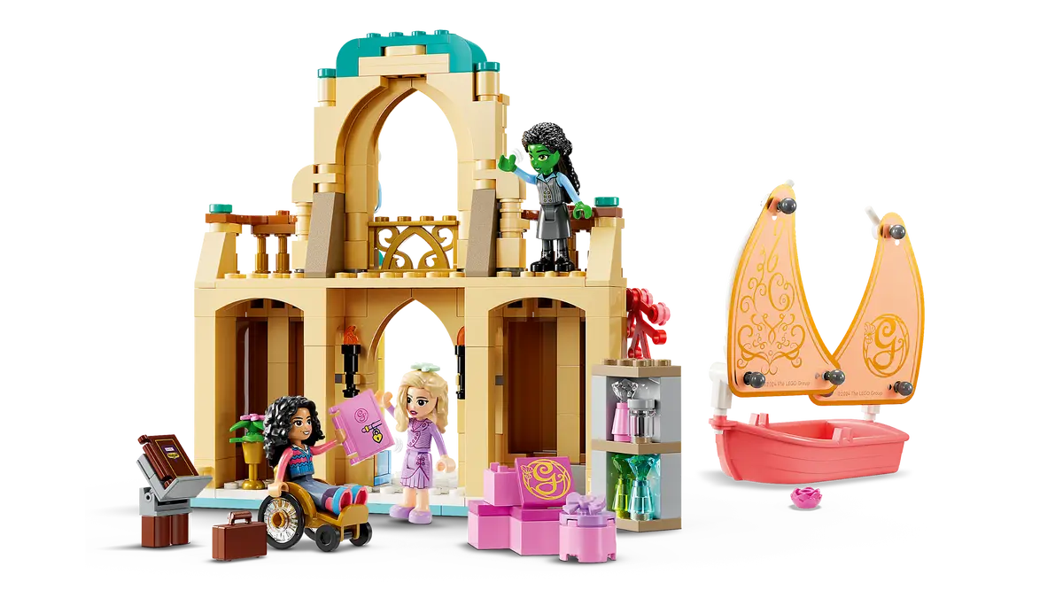 LEGO 75681 WICKED GLINDA, ELPHABA & NESSAROSE AT SHIZ UNIVERSITY