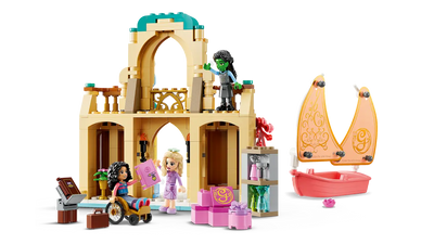 LEGO 75681 WICKED GLINDA, ELPHABA & NESSAROSE AT SHIZ UNIVERSITY