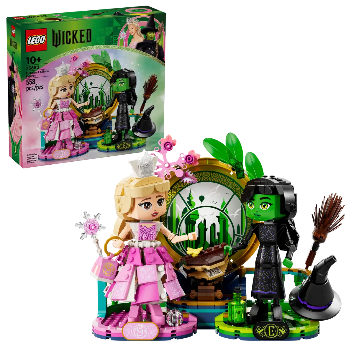 LEGO 75682 WICKED ELPHABA & GLINDA FIGURES